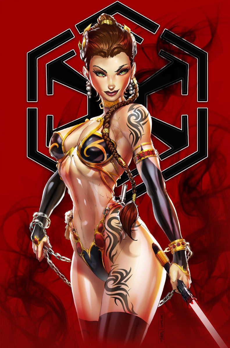 Slave Princess Chained Red Virgin Cover Metal Variant – Jamie Tyndall