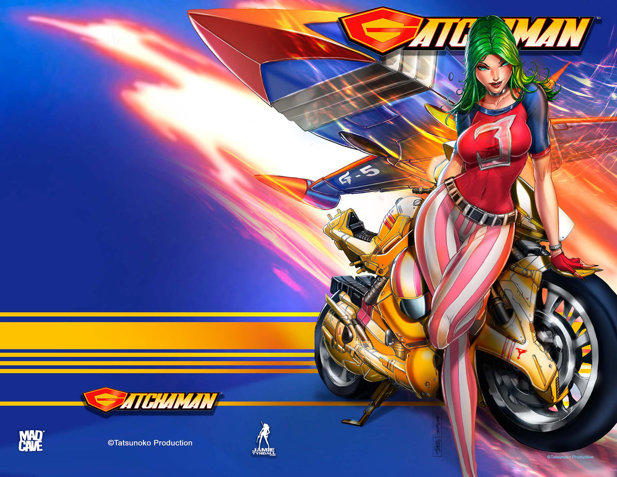 NYCC Gatchaman #1 Trade Wraparound – Jamie Tyndall