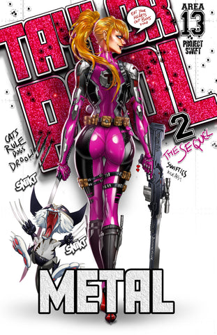 Taylor Pool #2 Pink Suit Trade Metal Comic