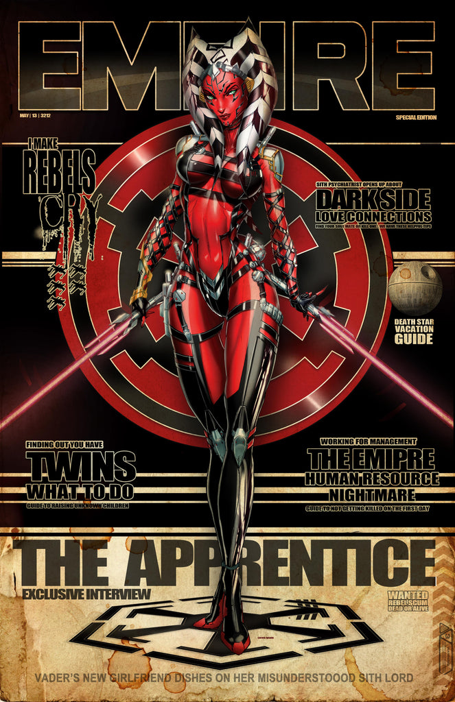 Standing Print Retro Ahsoka Sith Standing Print – Jamie Tyndall