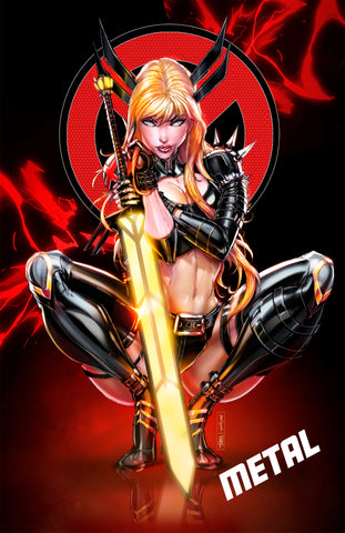 2025 Majik Red and Black Metal Comic Cosplay Exclusive
