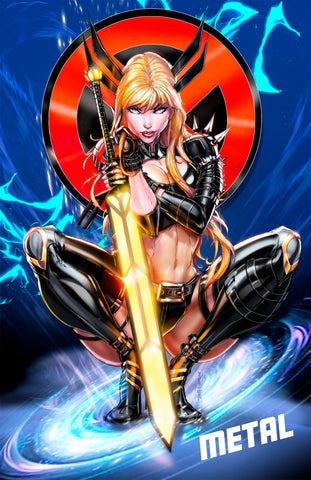 2025 Majik Blue Metal Comic Cosplay Exclusive