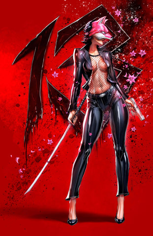 Witchblade #3 NYCC White Sketchup Cover – Jamie Tyndall
