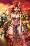 Red Sonja and Vampirella Connecting Cover Sunset Set