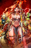 Red Sonja and Vampirella Connecting Cover Fire Set