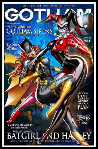 2024 Black Friday Gotham Batgirl and Harley Metal Variant