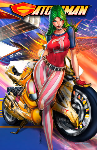 NYCC Gatchaman #1 Trade Wraparound