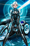 NYCC White Widow Tron Virgin Wraparound