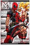 Deadpool and Harley Print