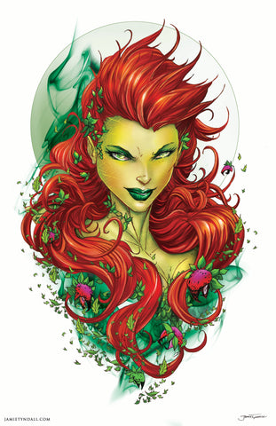 Poison Ivy Bust Print