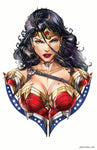 Wonder Woman Bust Print