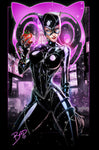 Catwoman Neon Print