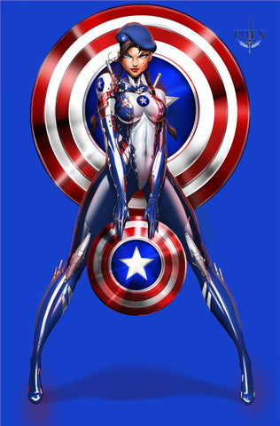 Captain America Shield Print